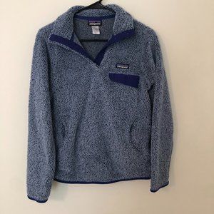 Blue Patagonia Pullover.